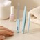Fitto Nail Filer Set of 3 – Manicure & Pedicure Nail Files, Portable Reusable Nail File Trio for Natural and Acrylic Nails