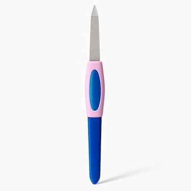 Fitto Blue Nail File 17cm &ndash; Long Manicure &amp; Pedicure Nail Filer for Fingernails &amp; Toenails, Portable Travel Nail File