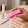 Fitto Nail Shine Pink Gloss Nail Polish Top Coat Quick Dry Manicure Pedicure Lacquer