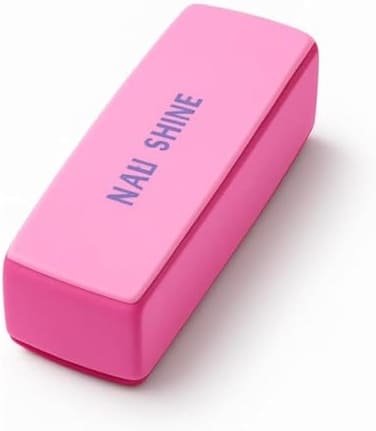 Fitto Nail Shine Pink Gloss Nail Polish Top Coat Quick Dry Manicure Pedicure Lacquer
