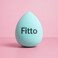 Fitto Powder Puffs Pack of 4 - Blue Makeup Powder Puff Velvet Face Cosmetic Applicator Reusable
