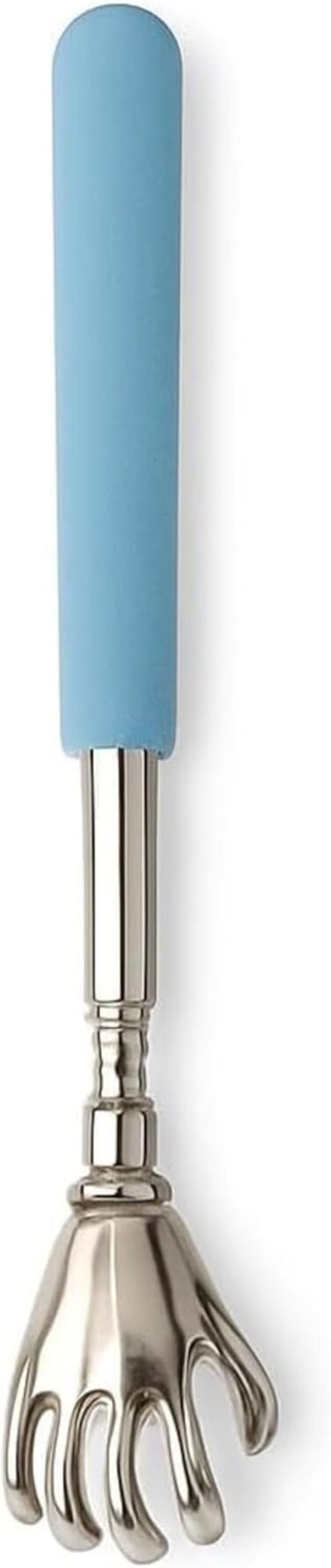 Fitto Blue Handheld Scratch Massager - Back & Scalp Scratcher for Body Massage, Portable Relaxation Tool