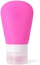 Fitto Silicone Travel Bottle Pink - Refillable Squeeze Leak-Proof Toiletry Dispenser for Shampoo Conditioner Lotion Sunscreen