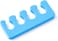 Fitto Gel Toe Separator Blue - Silicone Toe Spacers for Bunion Relief, Toe Aligners &amp; Pedicure, Toe Spreader Cushion for Toe Straightening &amp; Foot Care