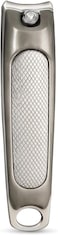 Fitto Nail Clipper 6.5x1.3cm Grey - Compact Travel Fingernail Cutter Portable Nail Trimmer
