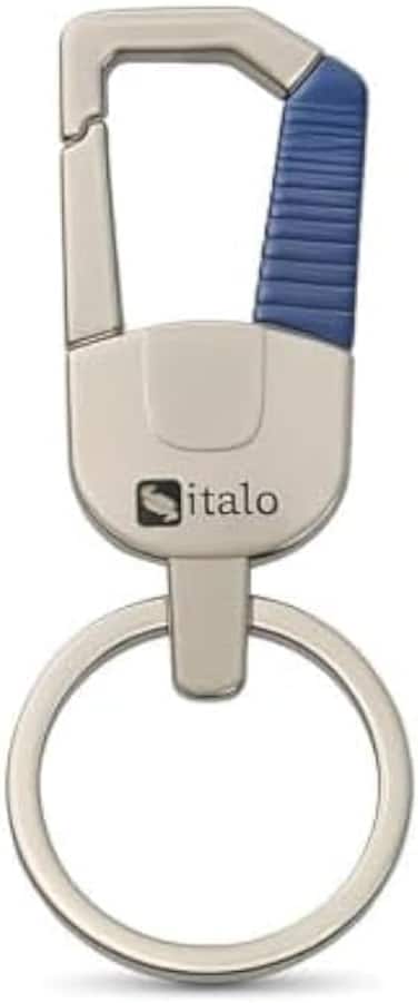 Fitto Key Holder 9x3 cm Compact Key Organizer Key Ring Keychain Holder for Keys Portable Pocket Size