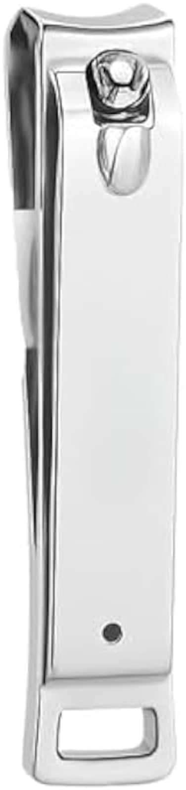 Fitto Magnifying Nail Clipper 9.1x1.9cm - Stainless Steel Fingernail Trimmer with Built-in Magnifier for Seniors &amp; Low Vision Precision Manicure