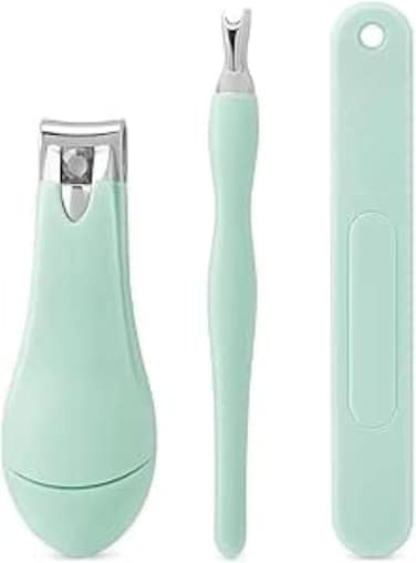 Fitto Baby Nail Clipper 7x2.3cm - Infant Newborn Toddler Nail Trimmer Safe Easy Grooming