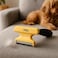 Fitto Pet Hair Removal Brush Yellow 15x10.7cm - Reusable Fur Remover for Dogs Cats, Lint & Sofa Brush, Deshedding Grooming Tool