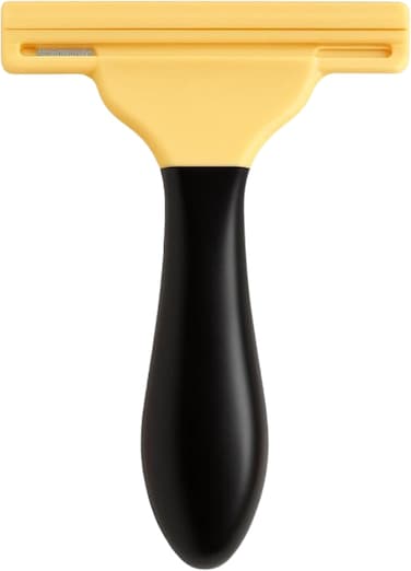 Fitto Pet Hair Removal Brush Yellow 15x10.7cm - Reusable Fur Remover for Dogs Cats, Lint & Sofa Brush, Deshedding Grooming Tool