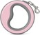 Fitto Retractable Pet Leash Round Pink Compact Case for Small Dogs and Cats 13.7x13.7cm