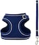 Fitto Small Pet Harness and Lead Set Size S 11.3x7cm Adjustable Nylon Harness and Leash for Small Dogs Puppies Cats