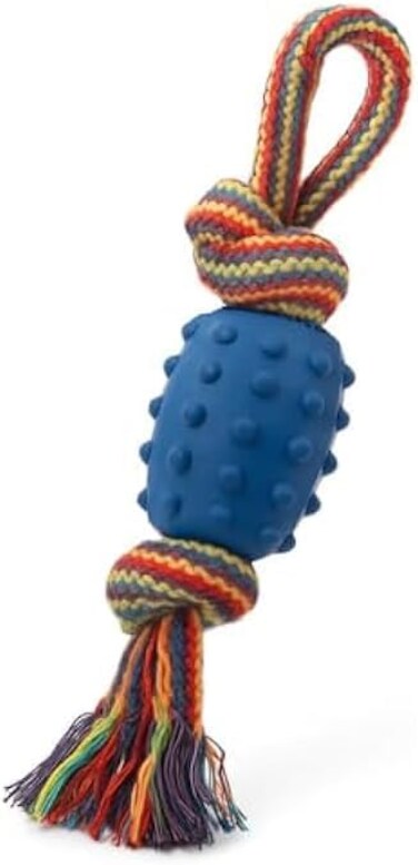 Fitto Dog Rope Tug Toy 18.5x4.7cm - Assorted Color Cotton Chew & Tug Toy for Dogs Puppies, Interactive Training, Dental Cleaning & Fetch