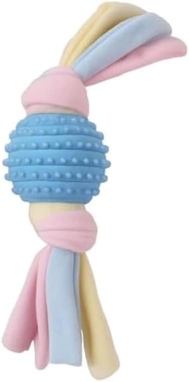 Fitto Dog Rope Toy Tug Chew Toy for Puppies and Small Dogs - Interactive Pet Rope Toy Assorted Colors 13x6cm