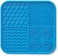Fitto Pet Lick Mat Square 20x20cm Blue - Silicone Licking Pad for Dogs &amp; Cats, Slow Feeder Calming Treat Mat, Non-Slip