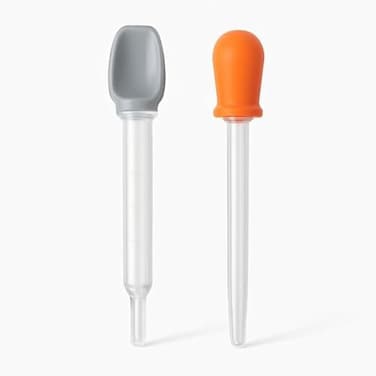 Fitto Pet Feeding Kit with Filler Syringe 12 x 2 cm for Puppies Kittens Birds Reptiles Small Animals