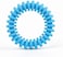 Fitto Pet Ring Toy Blue 12x12cm - Dog Chew Ring Toy for Puppy Rubber Fetch &amp; Tug Play