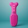 Fitto Dog Bone Toy Pink - Chew &amp; Fetch Toy for Puppies &amp; Small Dogs 16.2 x 4.3 cm, Interactive Pet Chew Bone
