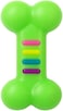 Fitto Dog Bone Toy - Green 14x7 cm Rubber Chew Toy for Dogs &amp; Puppies, Durable Interactive Fetch &amp; Chew Toy, Non-Toxic Dental Care