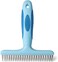 Fitto Pet Brush for Dogs & Cats - Blue Grooming & Deshedding Brush 15.5 x 11 cm - Handheld Hair Remover for Small to Medium Pets