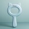 Fitto Pet Grooming Brush for Dogs and Cats, Blue 17x9 cm - Handheld Fur Brush for Shedding, Deshedding, Detangling and Massage