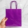Fitto Purple X-Small Paper Bags - Small Purple Paper Treat Bags for Party Favors, Candy, Snacks, Crafts