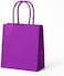 Fitto Small Purple Paper Bags – Purple Paper Treat & Goody Bags for Party Favors, Shopping, Crafts, Packing