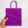 Fitto Medium Purple Paper Bags - Purple Paper Bags for Party, Shopping, Treats, Crafts, Eco-Friendly Medium Paper Bags