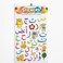 Fitto Arabic Alphabet Stickers 14x24cm Sheet – Arabic Letters Stickers for Kids, Classroom, Crafts, Scrapbooking