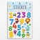 Fitto Numbers Stickers Assorted Colors - Self-Adhesive Vinyl Number Labels 0-9 Peel &amp; Stick Decorative Number Decals for Planners Scrapbooks DIY Crafts Kids