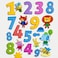 Fitto Numbers Stickers Assorted Colors - Self-Adhesive Vinyl Number Labels 0-9 Peel &amp; Stick Decorative Number Decals for Planners Scrapbooks DIY Crafts Kids