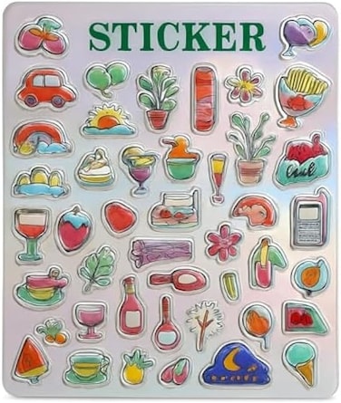 Fitto Party Stickers Pack - Assorted Birthday & Kids Sticker Sheets for Party Favors, Scrapbook, Planner & Invitations