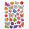 Fitto Butterfly Stickers Removable Vinyl Wall Decals 60pcs Colorful 3D Peel-and-Stick Butterflies for Nursery Kids Room Laptop Scrapbook Home Decor