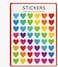 Fitto Heart Shaped Educational Stickers for Kids Classroom Reward Stickers for Teachers Preschool Kindergarten Learning Activities