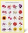 Fitto Floral Educational Stickers - Flower Stickers for Kids, Teacher Reward Stickers, Classroom, Scrapbook & Planner Craft Stickers