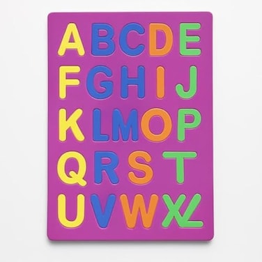 Fitto Craft Foam Alphabet Sheets, English Alphabet Foam Letters Set - EVA Foam Sheets for Kids Crafts, Preschool Learning, DIY Scrapbooking & Classroom Activities