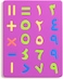 Fitto Arabic Numbers Craft Foam Sheets EVA Foam Numerals for Kids DIY School Projects Preschool Counting أرقام عربية