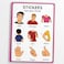 Fitto Body Parts Stickers for Kids - Educational Human Anatomy Stickers, Self-Adhesive Classroom &amp; Preschool Learning Labels, Waterproof Sticker Set