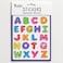 Fitto Alphabet Educational Stickers for Kids - Reusable Peel-and-Stick Letters for Early Learning, Preschool Classroom Activities