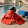 Fitto Swim Training Fins - Red, Size XXS, 1 Pair for Enhanced Performance