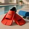Fitto Swim Training Fins - Red, Size XS, 1 Pair for Enhanced Performance