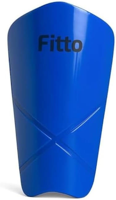 Fitto Blue Shin Guard Pads for Soccer and Sports Protection
