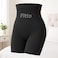 Fitto High Waist Dotted Plastic Body Shaping Pants - Black