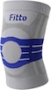 Fitto Adjustable Grey Elastic Knee Support Brace with Patella Protection