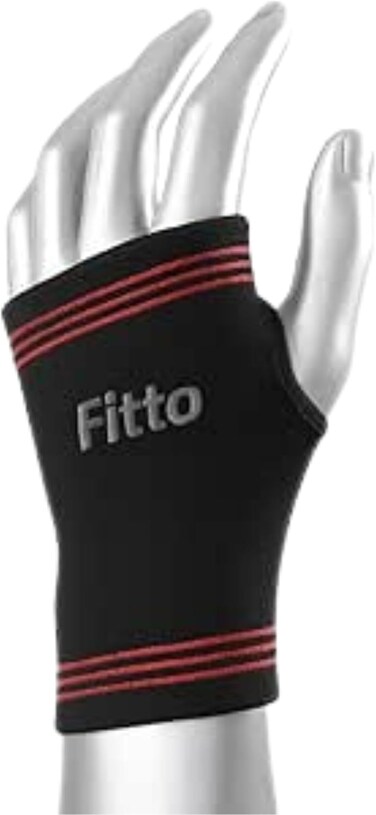 Fitto Adjustable Compression Wrist Support Band for Pain Relief and Stability