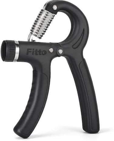 Fitto Adjustable Hand Grip Strengthener - Ergonomic Grip Strength Trainer for Improved Hand and Forearm Strength