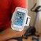 Fitto White Arm Band for Running - Adjustable Cell Phone Holder for Sports and Fitness