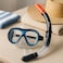 Fitto Splendive Black Mask and Snorkel Combo for Ultimate Underwater Exploration