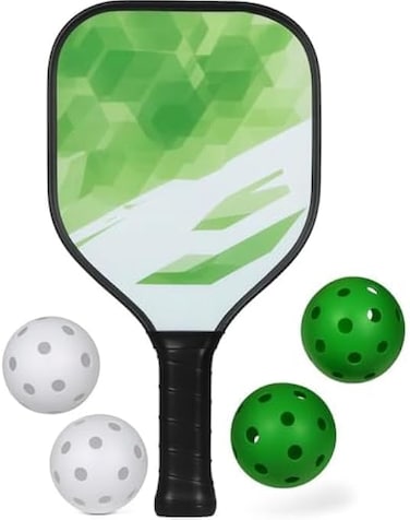 Fitto Professional Green Pickleball Set - Complete Equipment for Beginners and Advanced Players