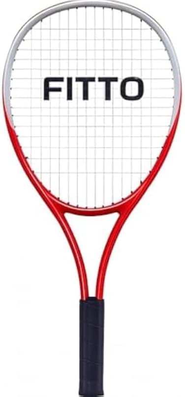 Fitto Adult Red Tennis Racket - Lightweight and Durable